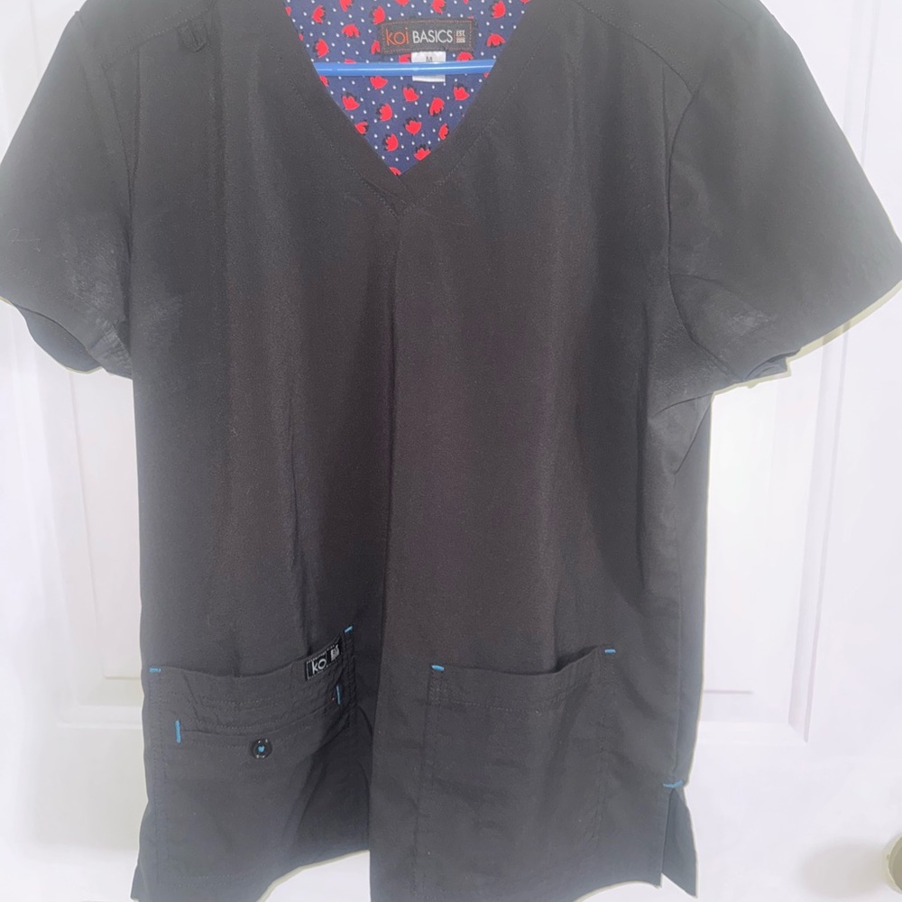 Koi Women's Black Scrub Set